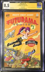 Futurama 1 CGC  SDCC Edition Signed by Matt Groenig